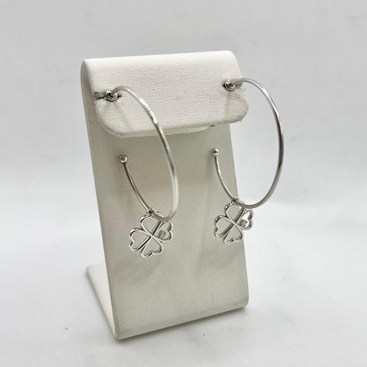 OR CERCHIO CON PENDENTE QUADRIFOGLIO