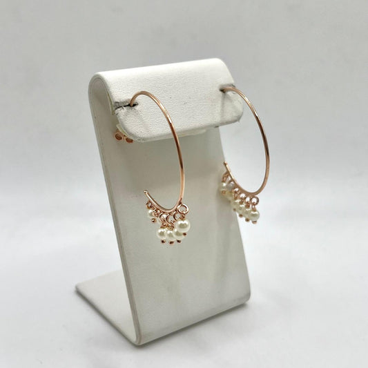 OR CERCHIO PERLINE BIANCHE