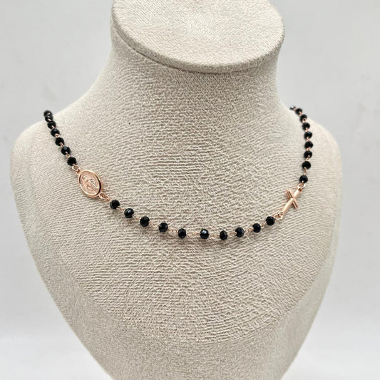 CL ROSARIO PALLINE CROCE E MADONNA