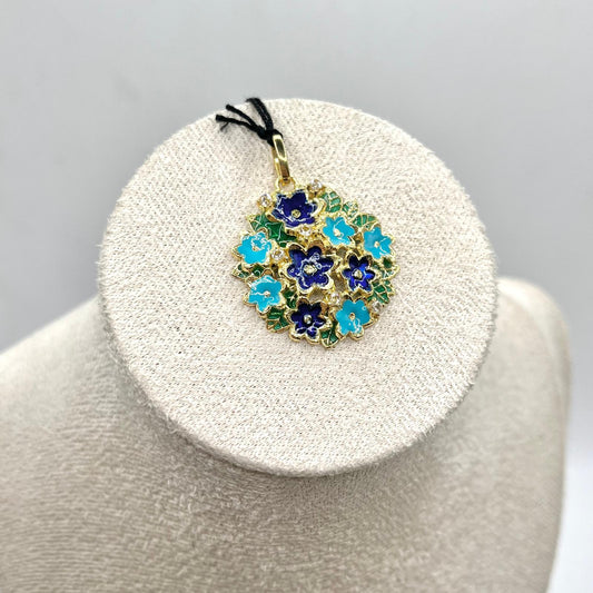 PENDENTE FIORI COLORATI