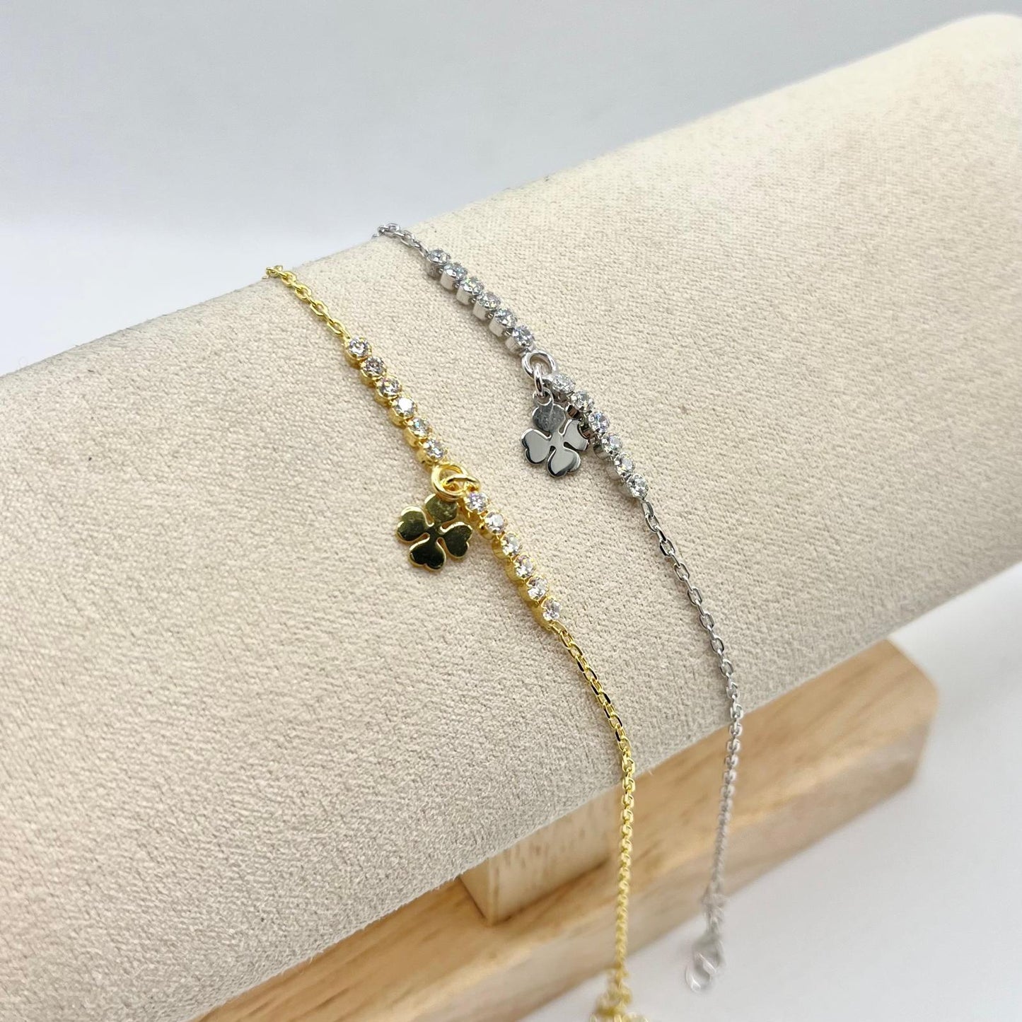 BR ZIRCONI E QUADRIFOGLIO LISCIO