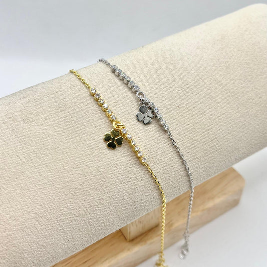 BR ZIRCONI E QUADRIFOGLIO LISCIO