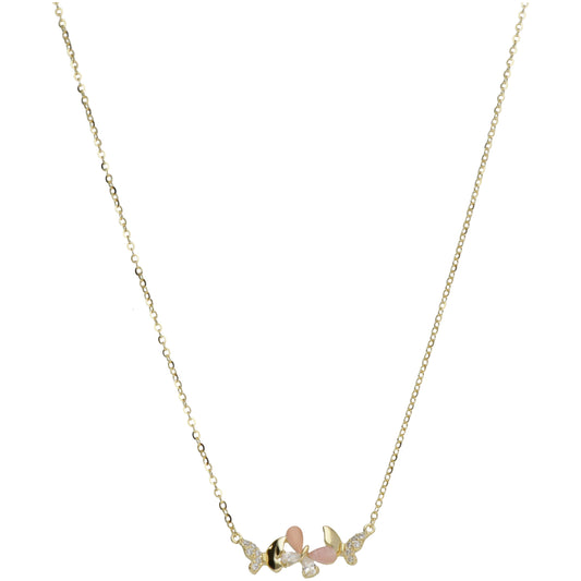 CL TRE FARFALLE OPALE E MADREPERLA