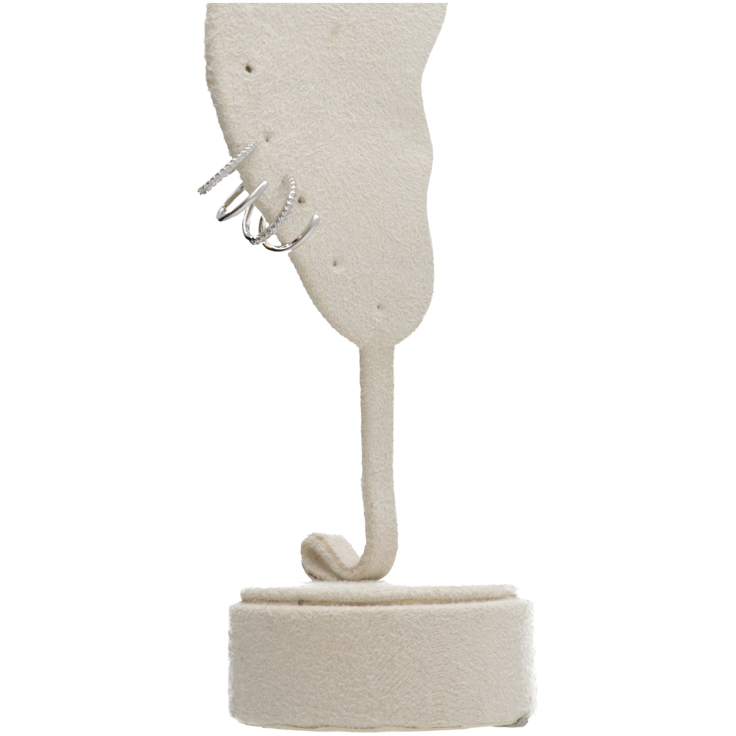 EARCUFF INTRECCIO LISCIO E ZIRCONI
