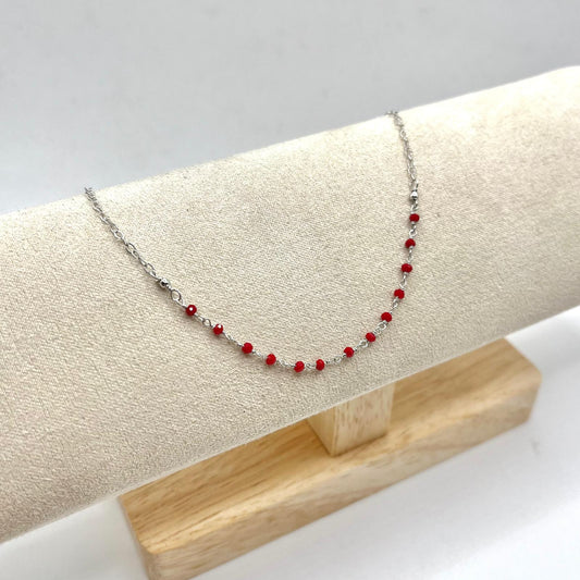 CAVIGLIERA PERLINE ROSSE