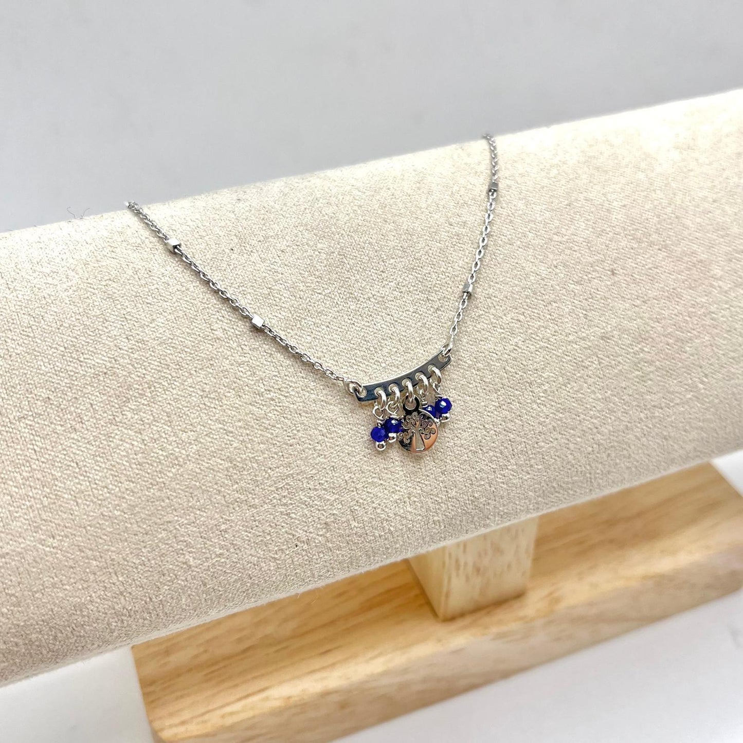 CAV PERLINE BLU E ALBERO DELLA VITA