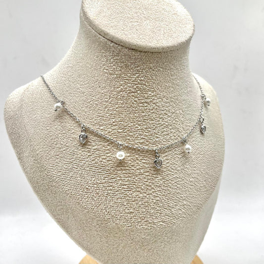 CL CUORI ZIRC E PERLINE