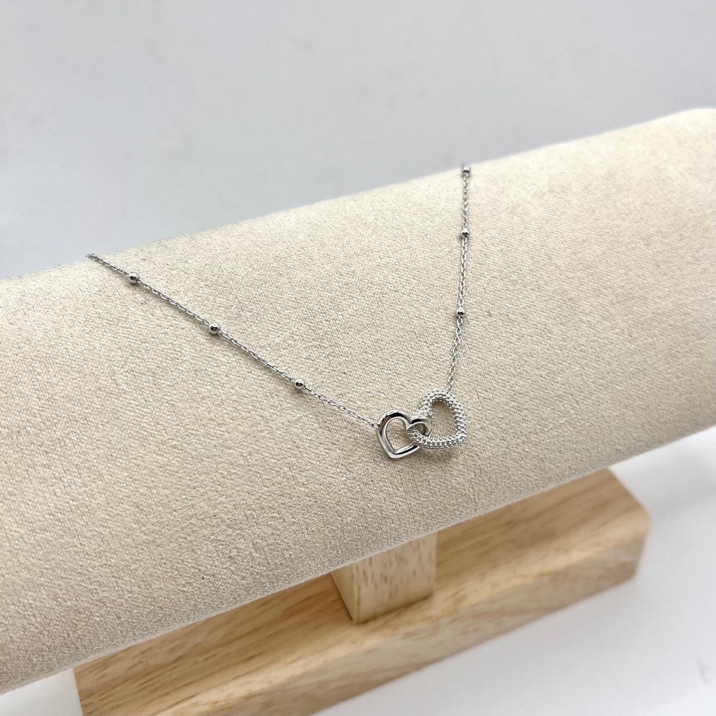 BR DOPPIO CIORE INTRECCIATO