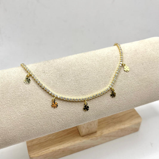 BR ZIRCONI E QUADRIFOGLI LISCI