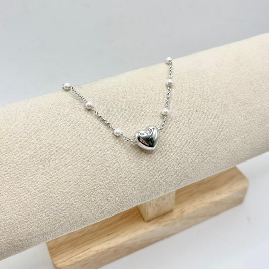 BR CUORE BOMBATO E PERLE