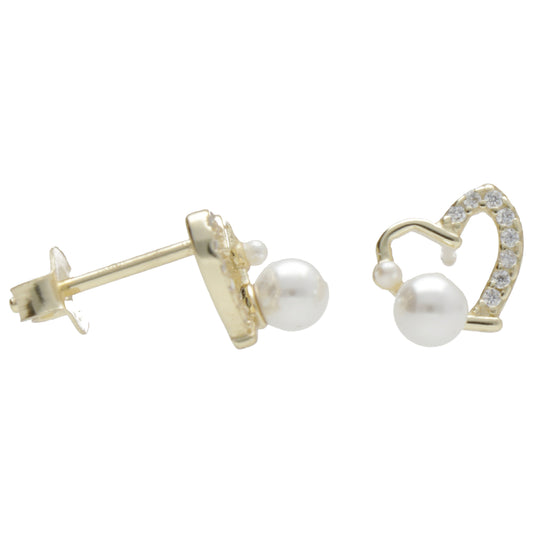 OR CUORE META’ LISCIO META’ ZIRC E PERLA