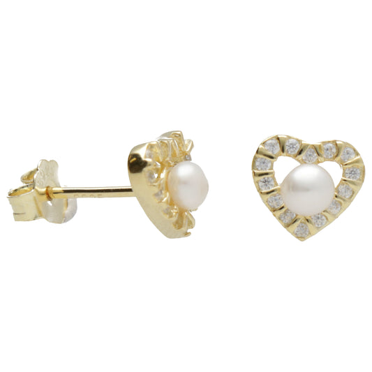 OR CUORE ZIRC CON PERLA