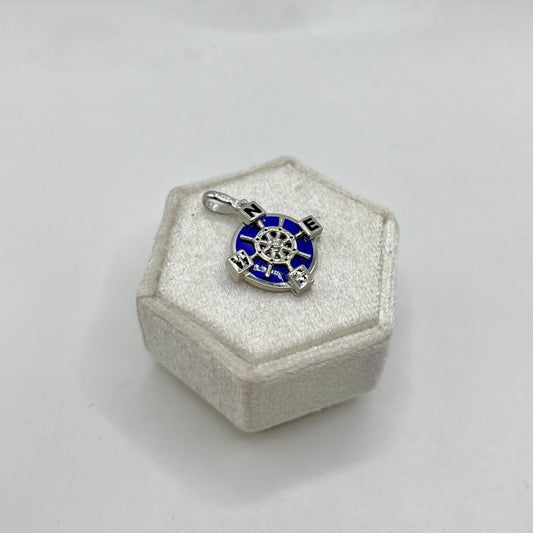 CN ROSA DEI VENTI SMALTO BLU