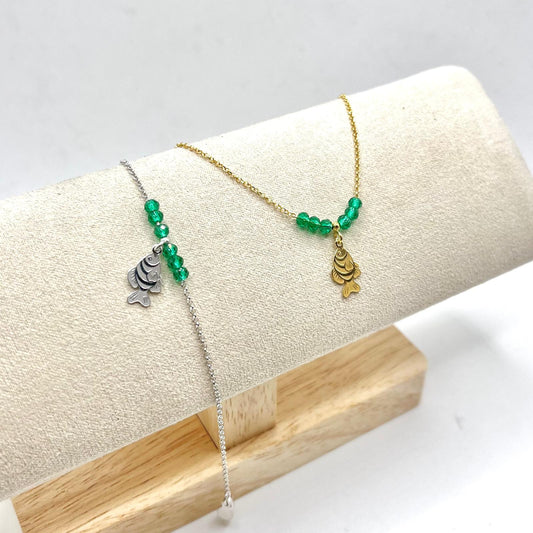 BR PERLINE E CHARM PESCE