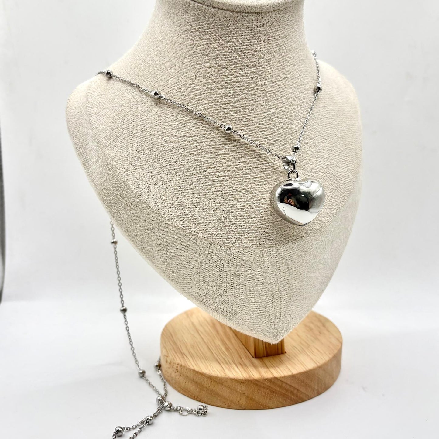 CHIAMANGELI ACCIAIO CUORE LISCIO