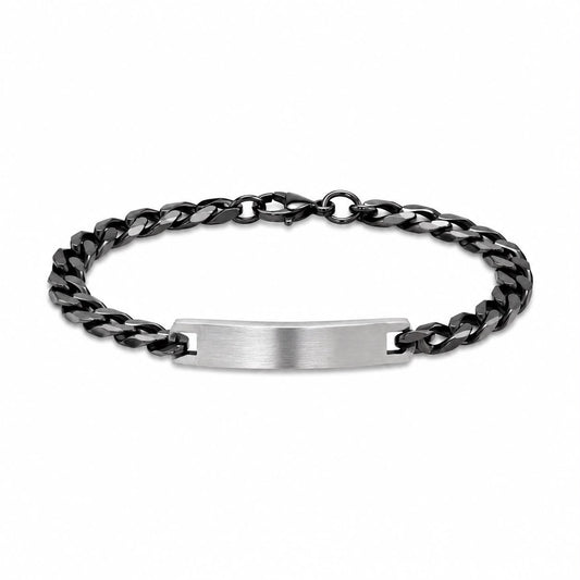 BR OXIDIZED GRUMETTA 7MM PLATE 4X0.8CM