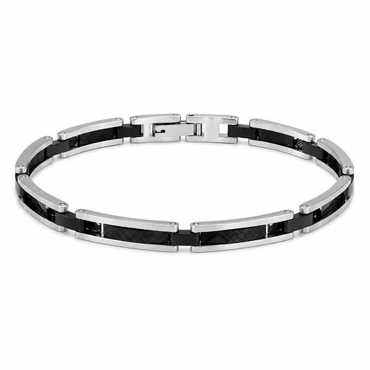 BR ACC ELE GRAY AND BLACK WITH ZIRC