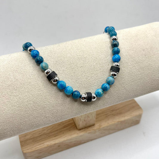 BR PALLINE AZZURRE E RONDELLE