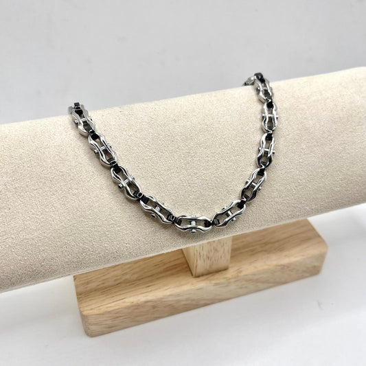 BR ACCIAIO INSERTI NERI