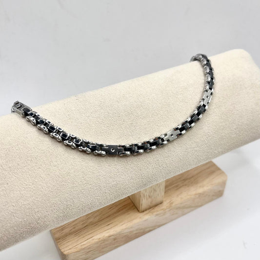 BR ACCIAIO NERO CON ZIRC