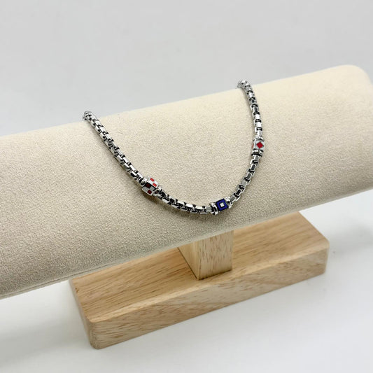 BR ACCIAIO CATENA E  BANDIERE