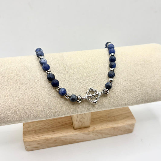 BR ACCIAIO PALLINE E ANCORA