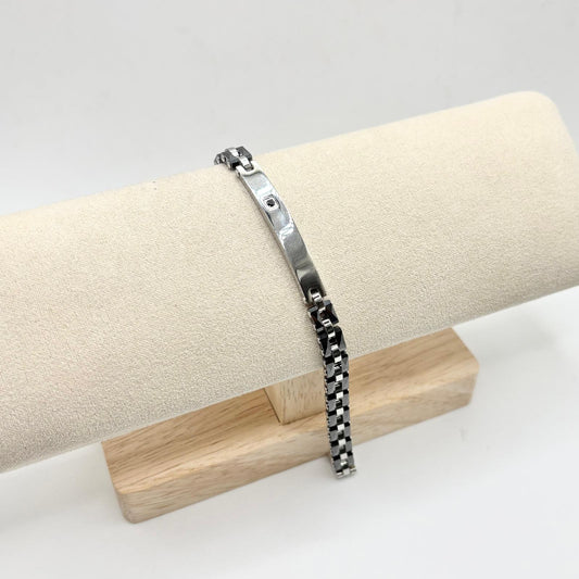 BR ACCIAIO TARGA E ZIRC NERO