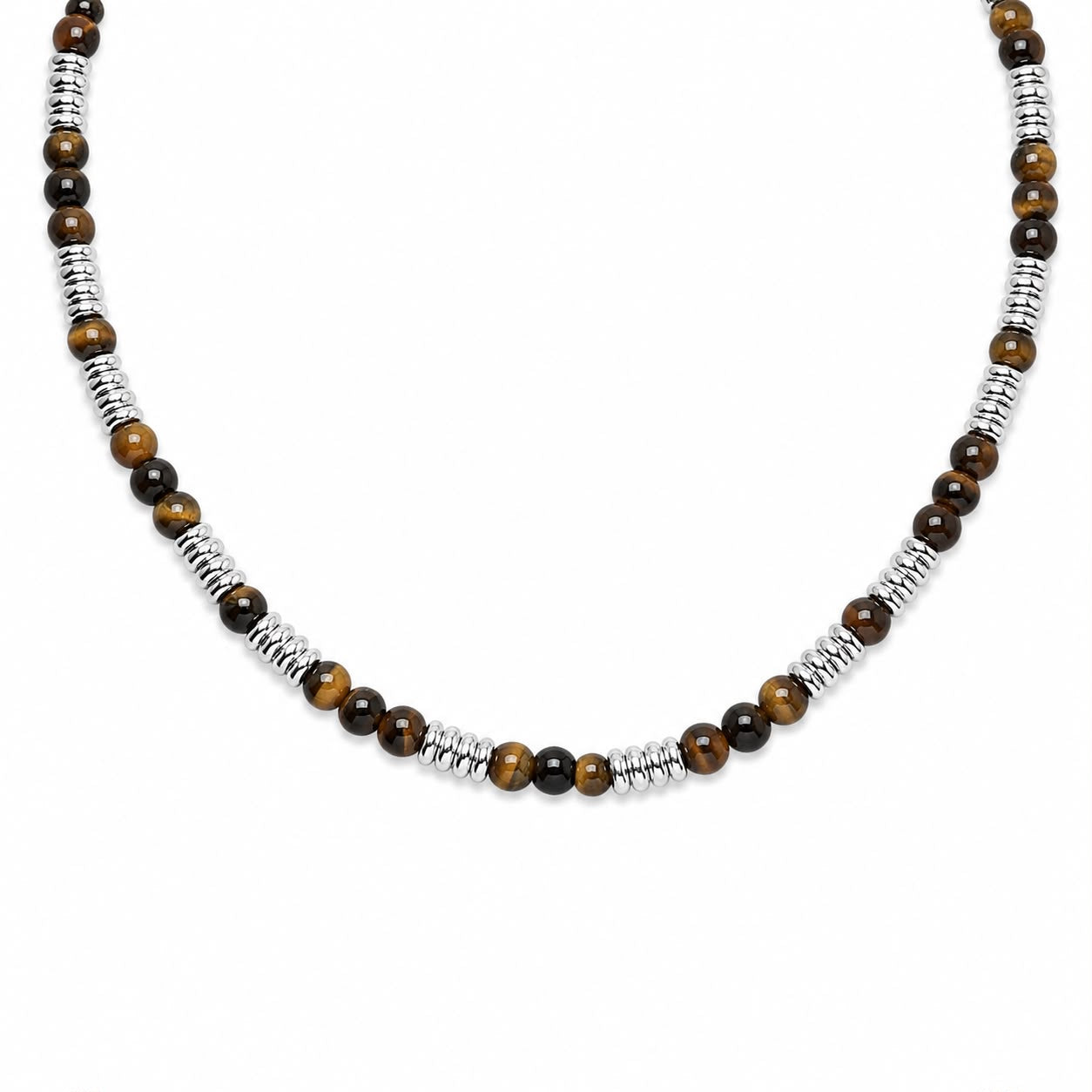 COLLANA PALLINE COLORATE ACCIAIO