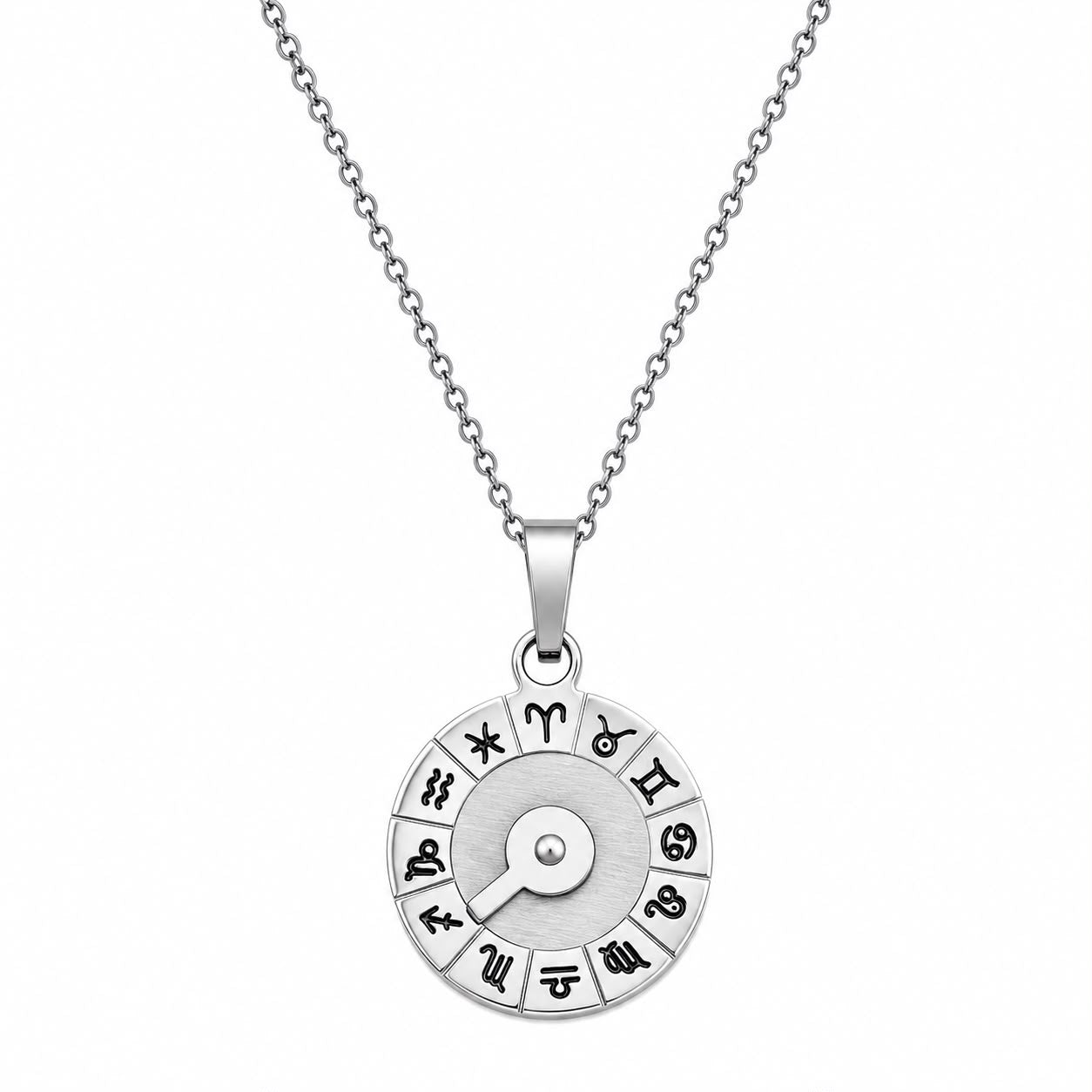 CL ACCIAIO MEDAGLIA ZODIACO