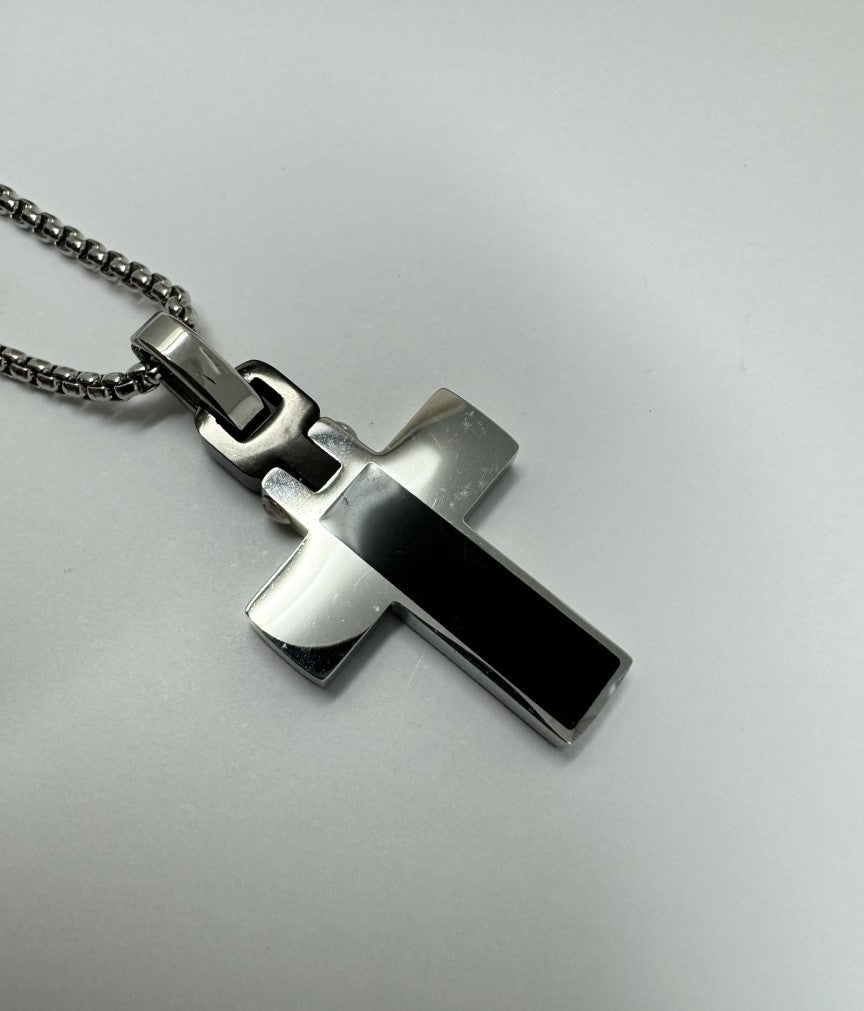 CL STEEL CROSS BLACK INSERT