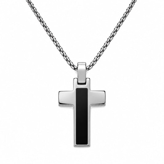 CL STEEL CROSS BLACK INSERT