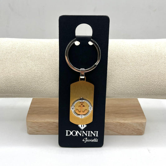 PORTACHIAVI ACCIAIO TARGHETTA ANCORA