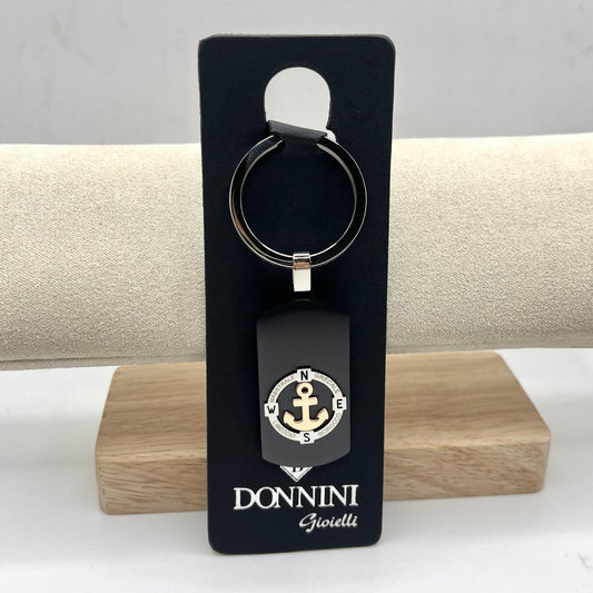 PORTACHIAVI ACCIAIO TARGHETTA ANCORA