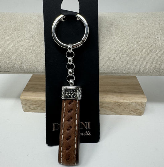 PORTACHIAVI CUOIO ELEM LAVORATO