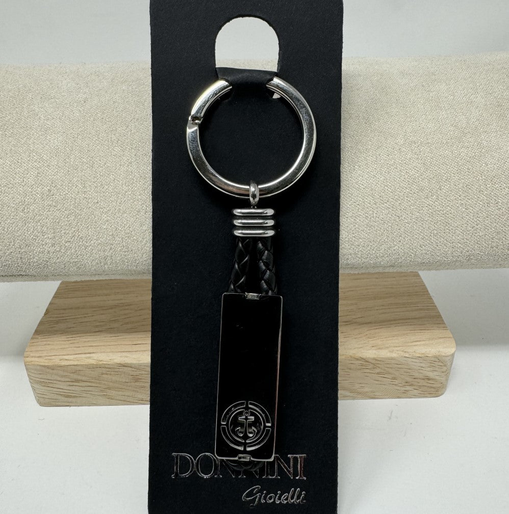 PORTACHIAVI TRECCIA CUOIO ELEM ANCORA