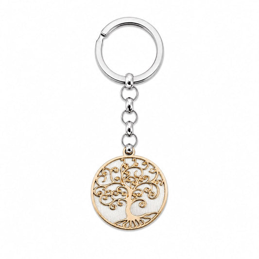 PORTACHIAVI ACCIAIO ALBERO DELLA VITA