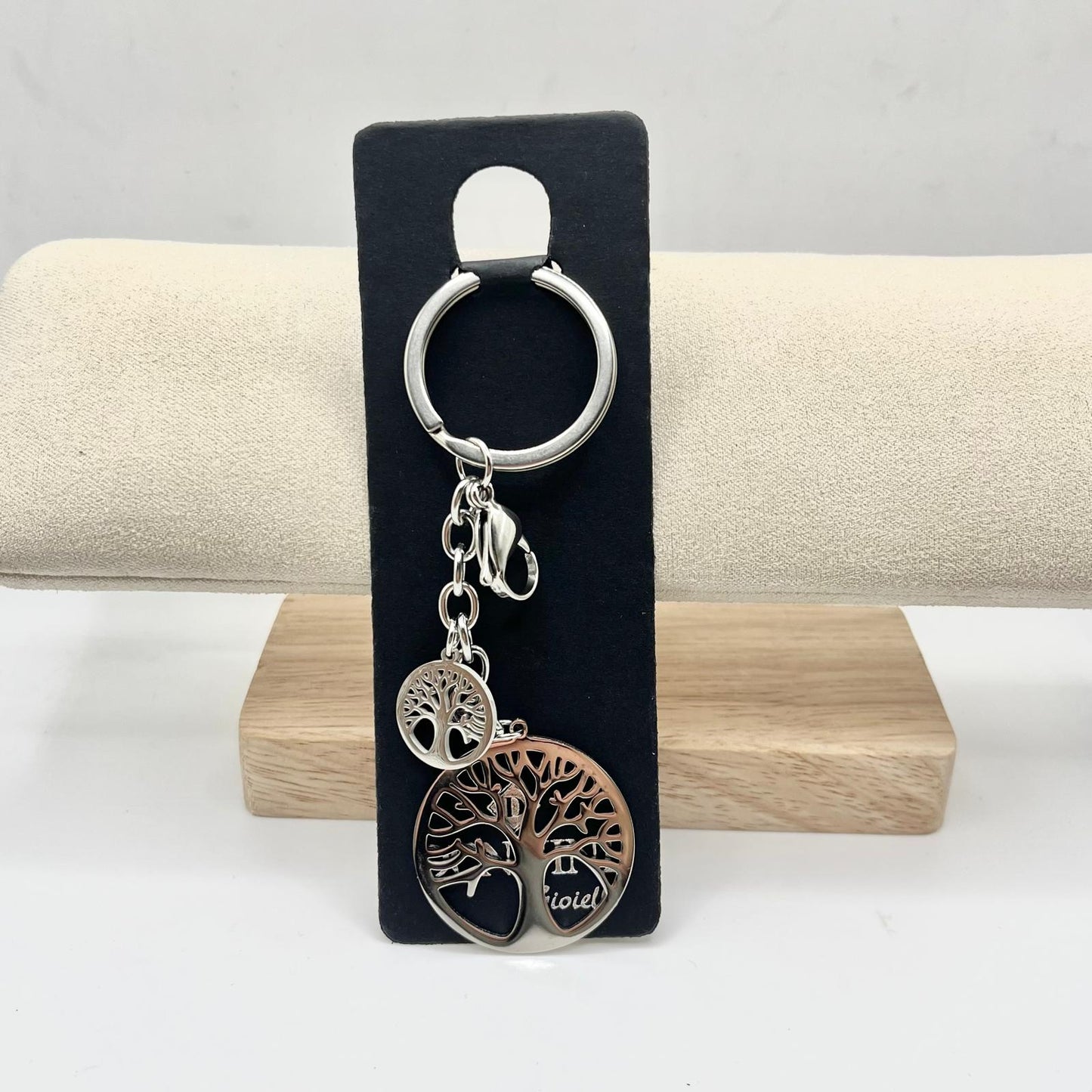 PORTACHIAVI ACCIAIO ALBERO DELLA VITA