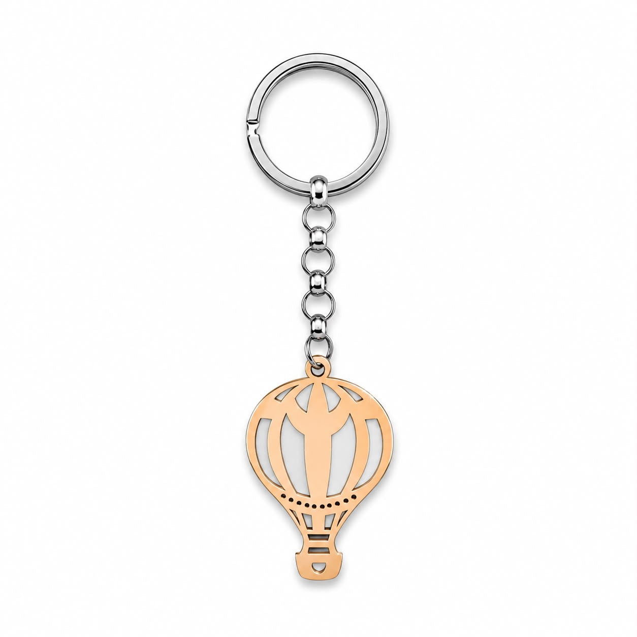 STEEL PADEL RACKET KEY RING