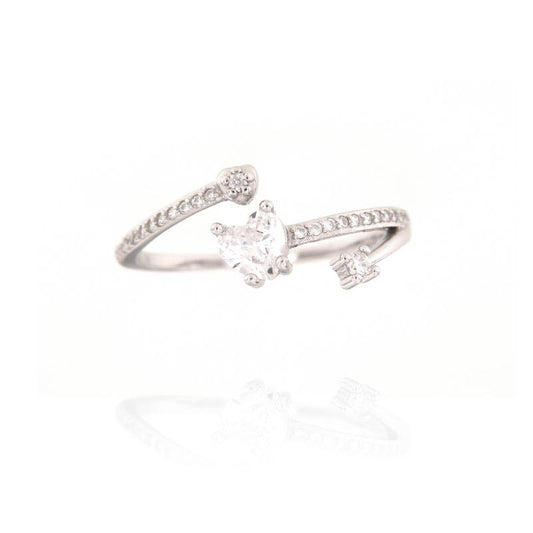 AN PIETRA A CUORE E DUE ZIRCONI