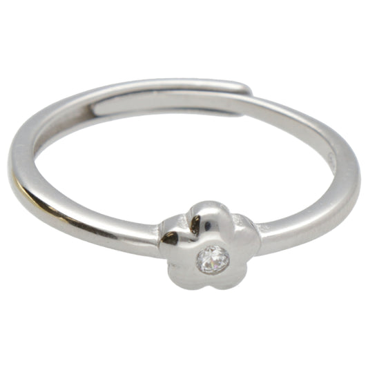 AN FIORE LISCIO E ZIRCONE CENTRALE