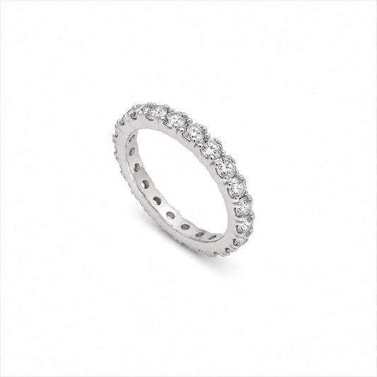 3 MM BAND SQUARE ZIRCONIA SIZE 14