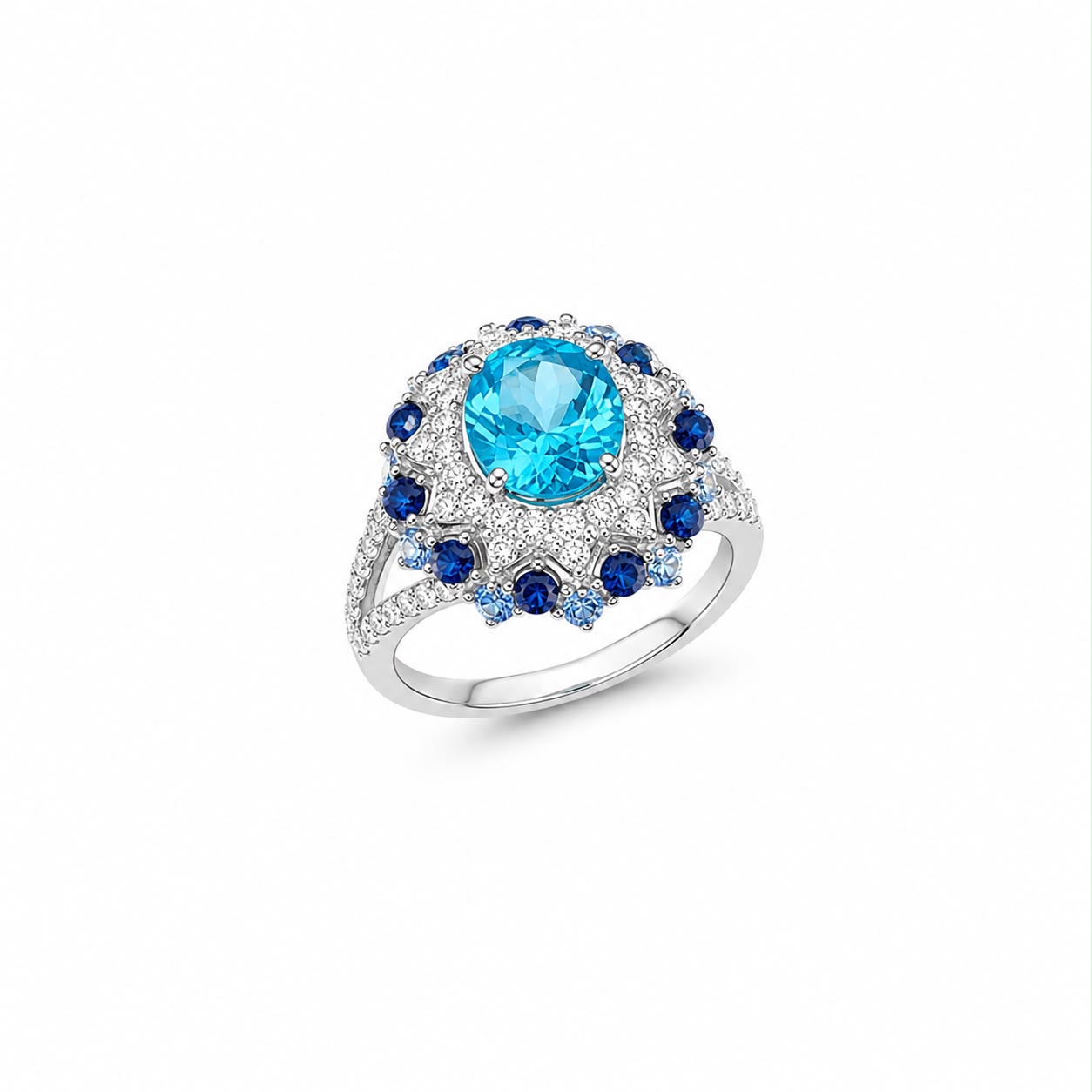 AN CON PIETRA BLU E ZIRC BIANCHI E BLU