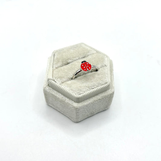 ANELLO BIMBA COCCINELLA