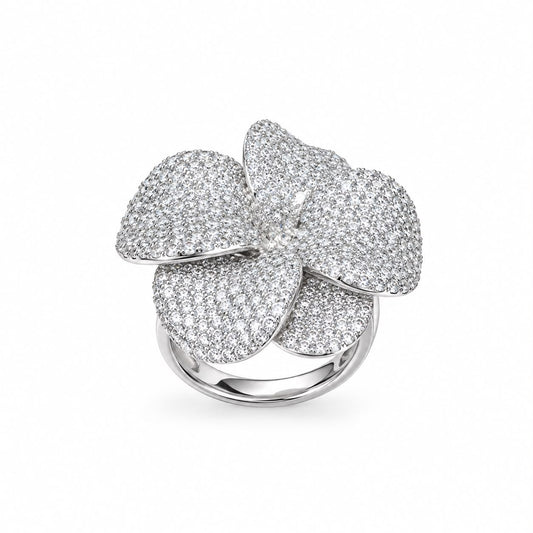 AN BRONZO FIORE PETALI PAVE’