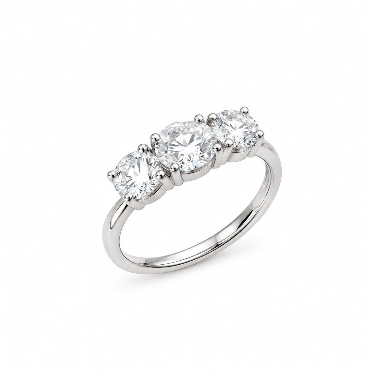 AN TRILOGY MOISSANITE 5,5 MM REGOLABILE