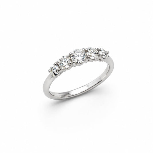 AN MOISSANITE 5 ZIRCONI 3/3,5/4 MM