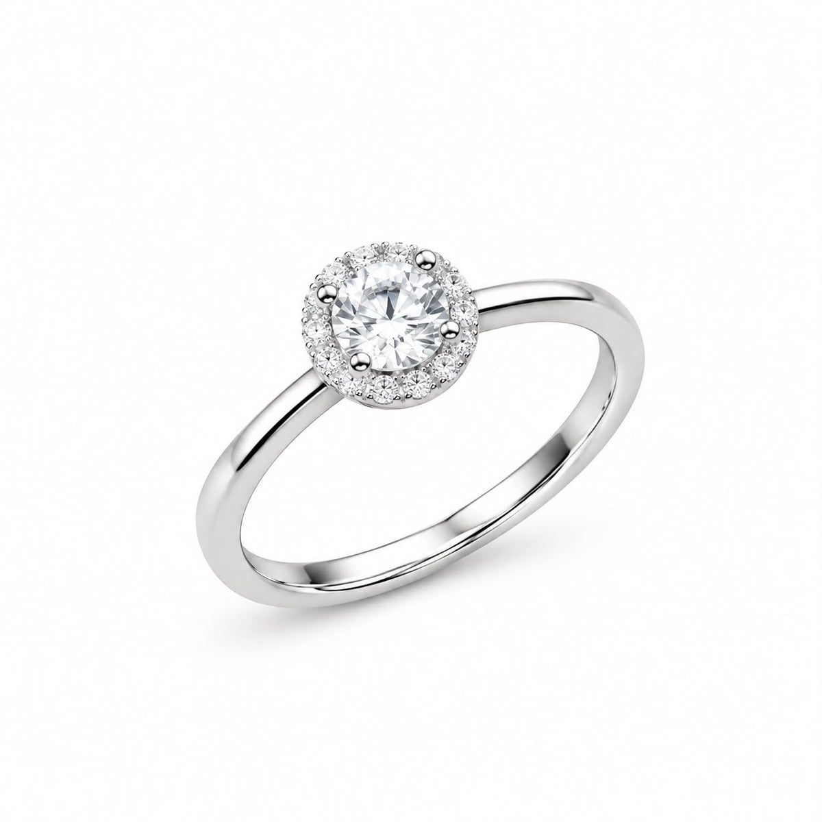 AN PIETRA TONDA MOISSANITE 8 MM