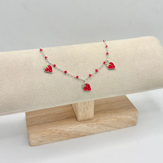 BR BIMBA PERLINE ROSSE E FRAGOLE SMALTO
