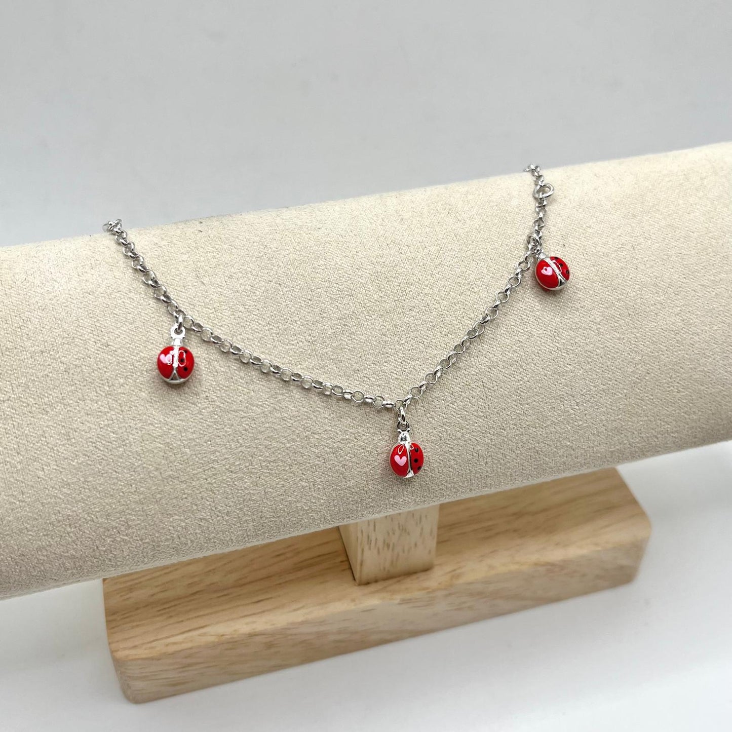 BCM TRE COCCINELLE CON CUORE ROSA