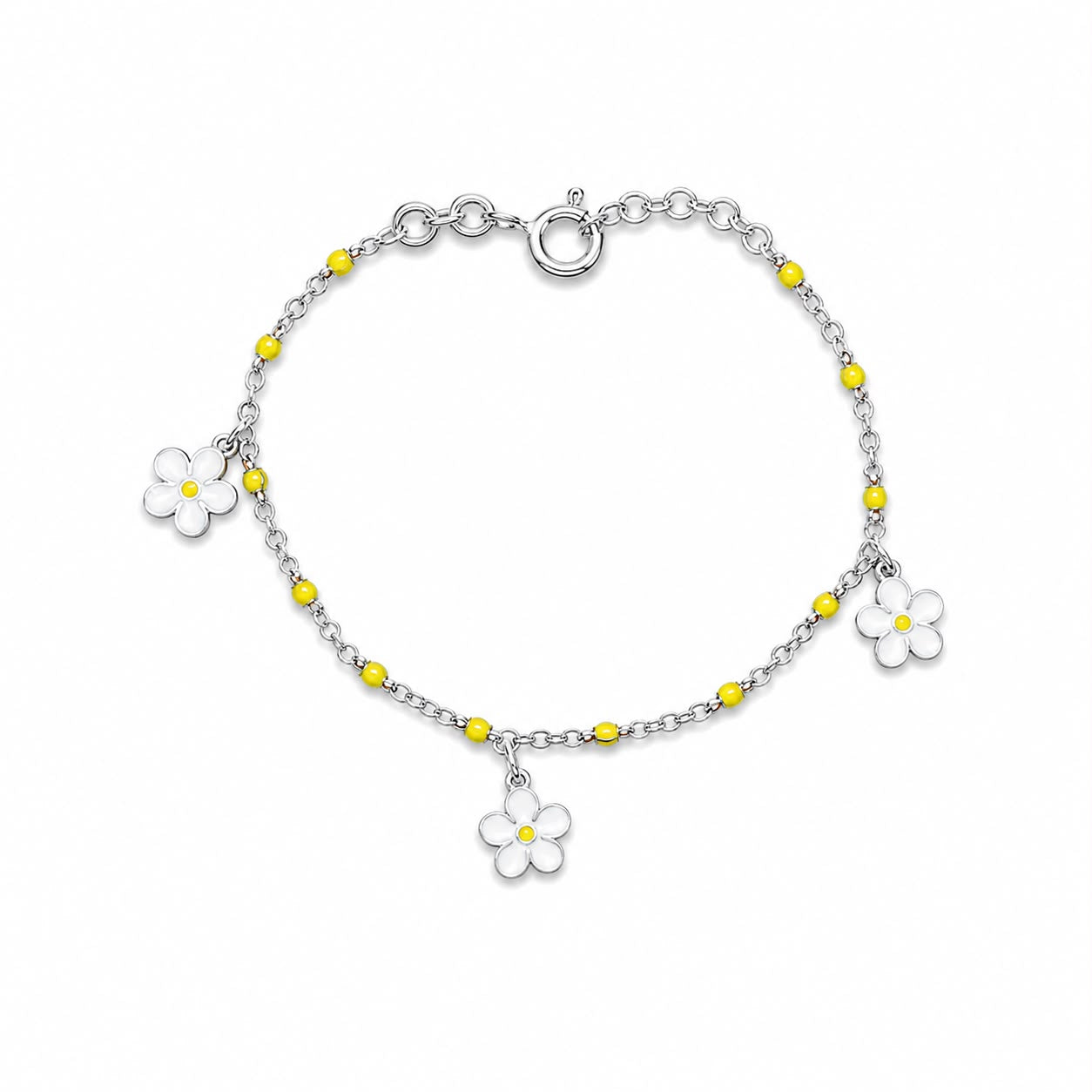 BR PALLINE GIALLE E MARGHERITE SMALTO